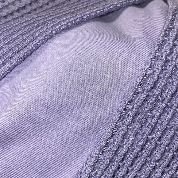 H By Halston Sleeveless Knit Dress Womens 4P Layered Lavender Purple - Picture 6 of 8